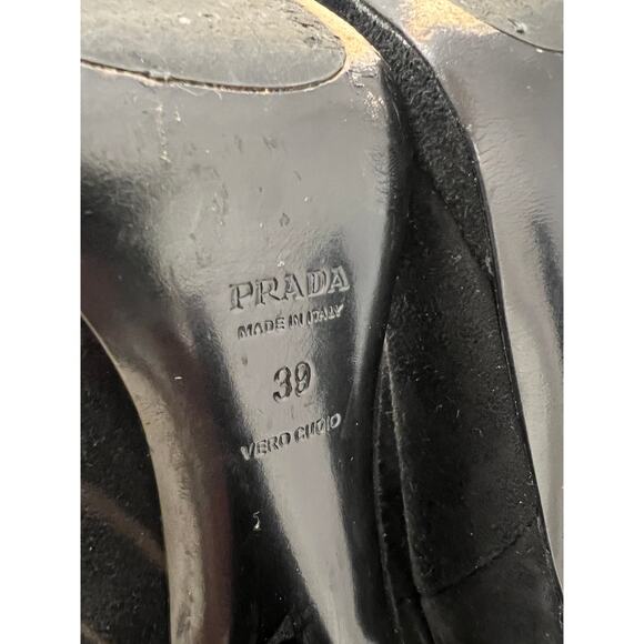 Prada Black Suede Boots size 39 - Picture 9 of 9
